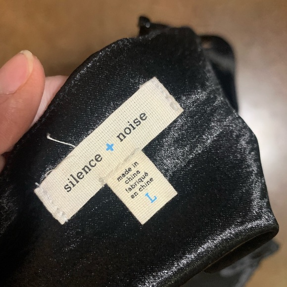 Sold Silence + Noise cowl neck silk mini slip dress - Picture 7 of 7